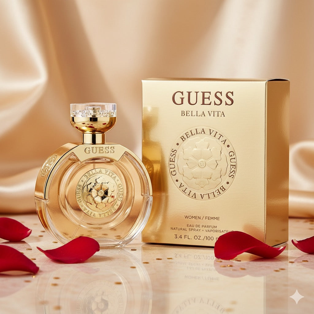 Guess Bella Vita Eau de Parfum para Mujer – Dulce, Elegante y Sensual
