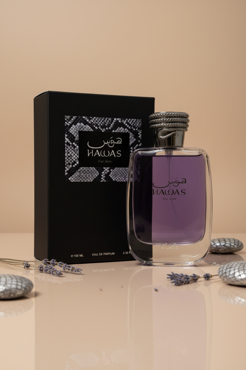 Hawas for Him Men EDP - 100MI (3.40z) By Rasasi – Golden Aromas