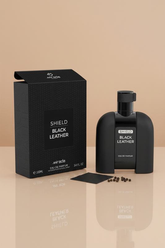 Shield Black Leather