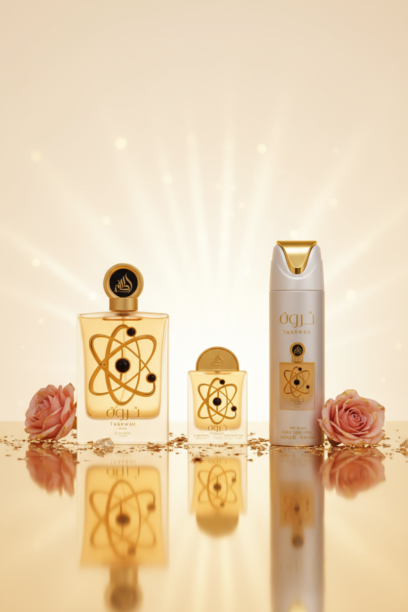Tharwah Gold Women Gift Set - Lattafa Pride - Luxury Minimalist